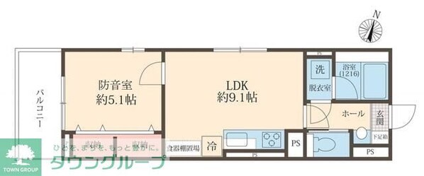 Liberte井草の物件間取画像